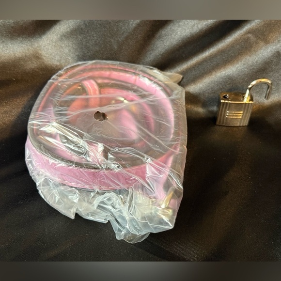 Pink Ombre Vegan Crocodile-Embossed Mini Tote - Picture 10 of 12